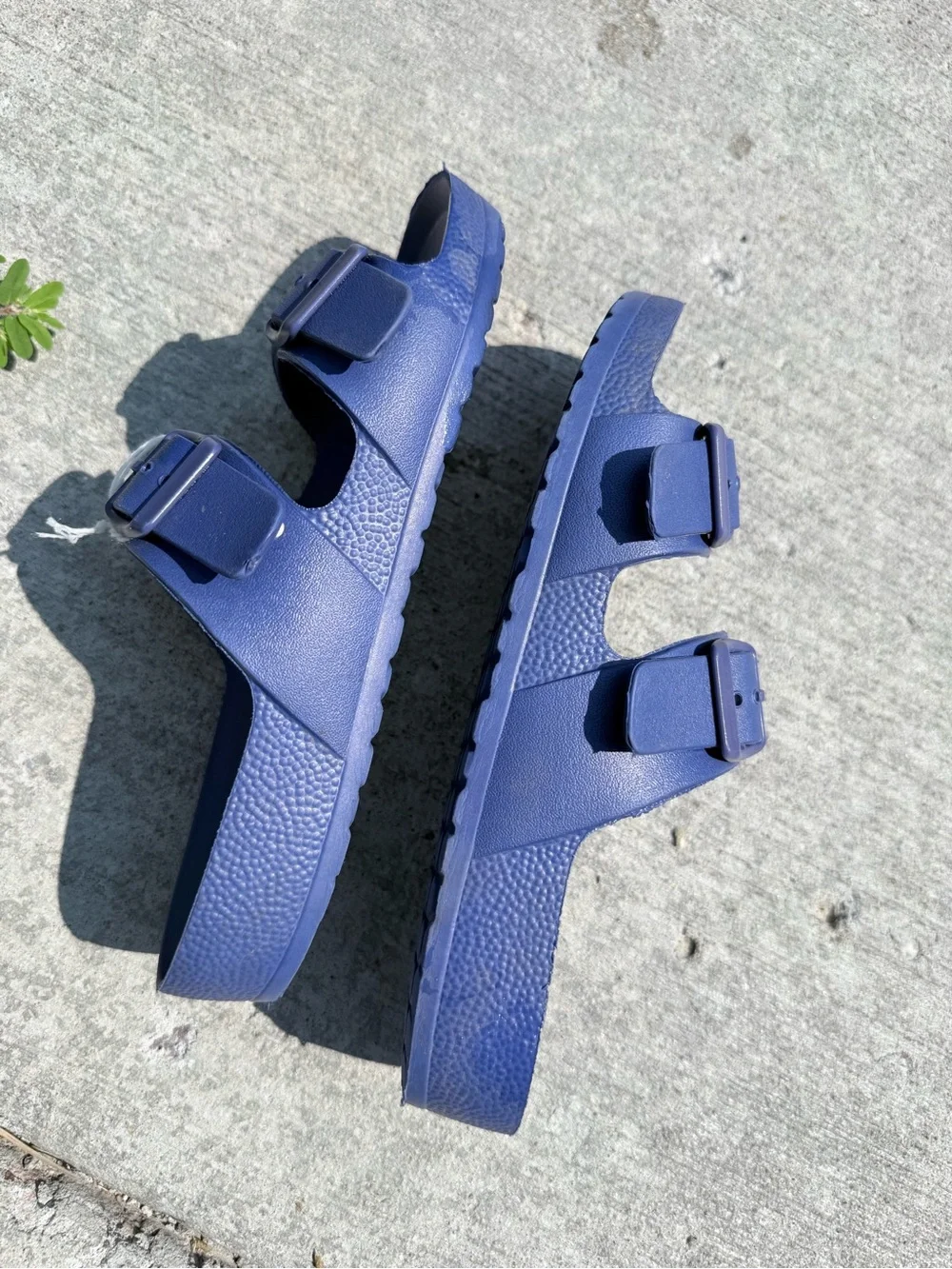 Cat & Jack Blue Double Buckle Slide Sandals